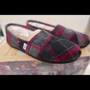 TOMS Classics Plaid Wool